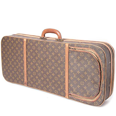 maleta flexible louis vuitton pegase en lona monogram y cuero natural