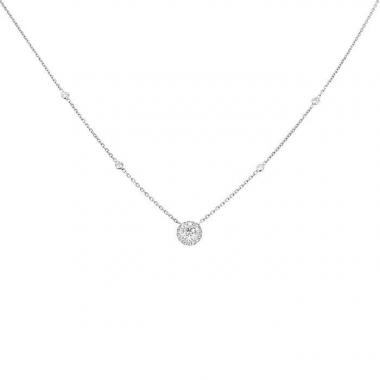 Collana Messika Joy in oro bianco e diamanti