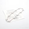 Van Cleef & Arpels Alhambra Vintage Necklace in white gold and mother of pearl - Detail D2 thumbnail