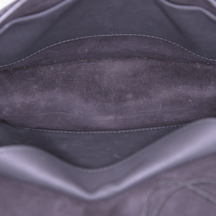Dior J'Adior shoulder bag in mate black leather - Detail D3