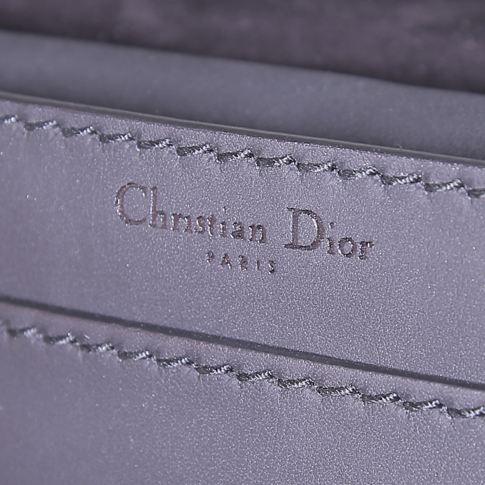 Dior J'Adior shoulder bag in mate black leather - Detail D4