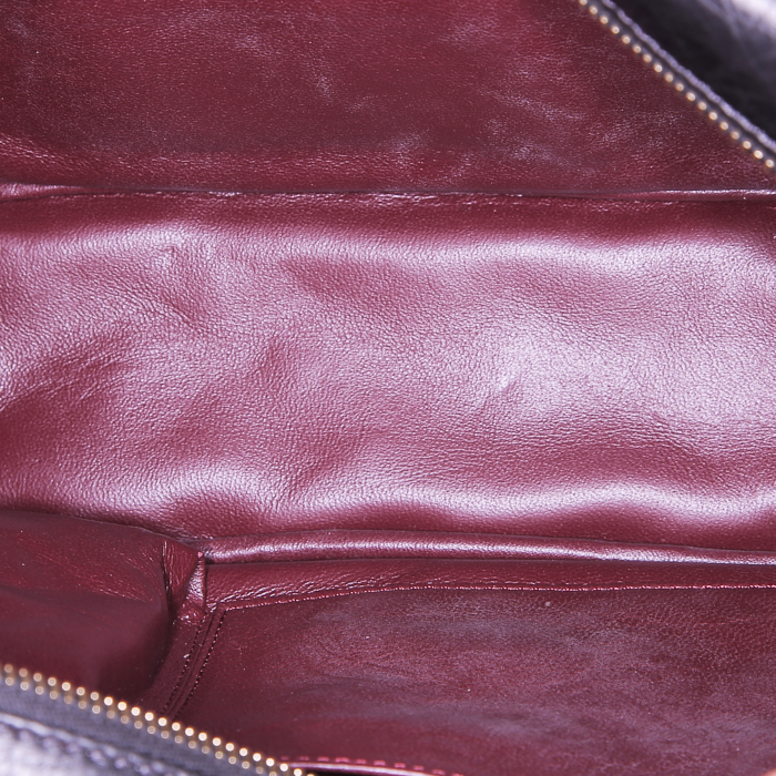 Bolso bandolera Chanel Camera en cuero acolchado negro - Detail D3