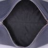 Dior Roller shoulder bag in blue grained leather - Detail D2 thumbnail