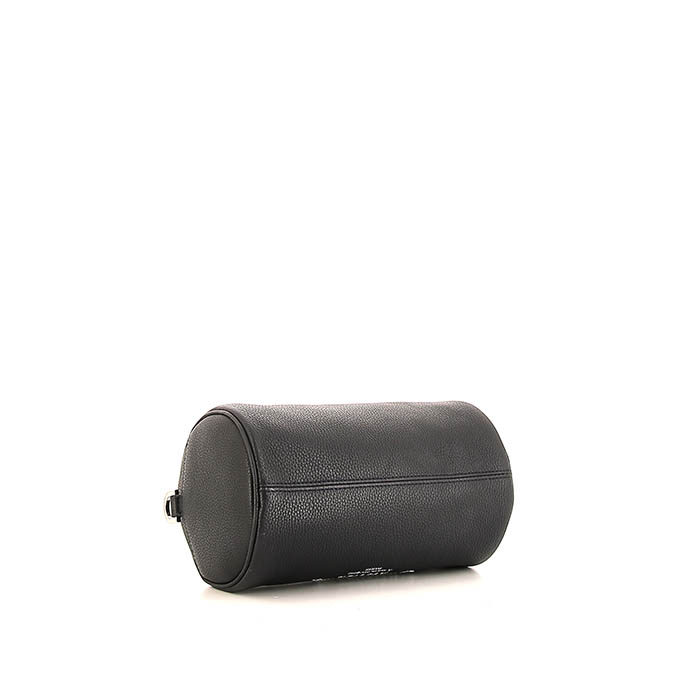 Dior Roller shoulder bag in blue grained leather - Detail D4