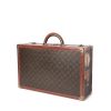 Louis Vuitton Alzer 55 suitcase in brown monogram canvas and brown lozine (vulcanised fibre) - 00pp thumbnail