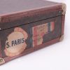Louis Vuitton Alzer 55 suitcase in brown monogram canvas and brown lozine (vulcanised fibre) - Detail D4 thumbnail