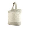 Chanel Grand Shopping shopping bag in grey terry fabric - 00pp thumbnail