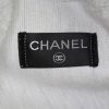 Shopping bag Chanel Grand Shopping in tessuto di spugna grigio - Detail D4 thumbnail