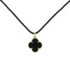Van Cleef & Arpels Alhambra necklace in yellow gold and onyx - 00pp thumbnail