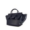 Celine Tie Bag medium model handbag in blue leather - 00pp thumbnail