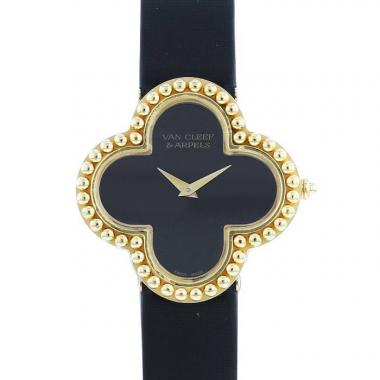 Van Cleef & Arpels Alhambra watch in yellow gold Ref:  HH13435 Circa  2010