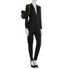 Mochila Chanel Sac à dos en cuero acolchado negro - Detail D1 thumbnail