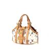 Louis Vuitton Theda handbag in white multicolor monogram canvas and natural leather - 00pp thumbnail