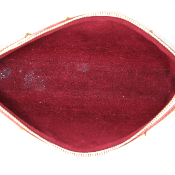 Louis Vuitton Limited Editions handbag/clutch in multicolor and white monogram canvas and natural leather - Detail D2