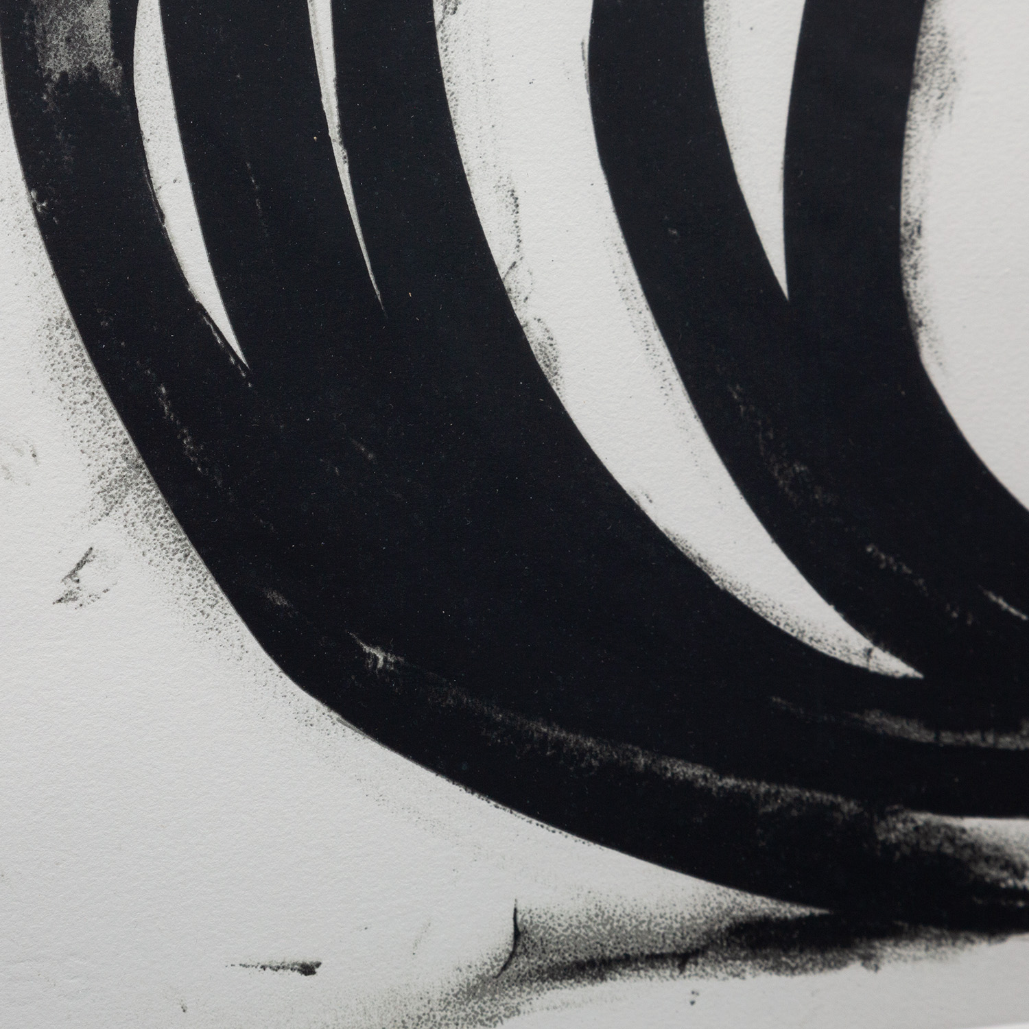 Bernar Venet (Né en 1941), Ligne indéterminée - 1990 - Detail D1