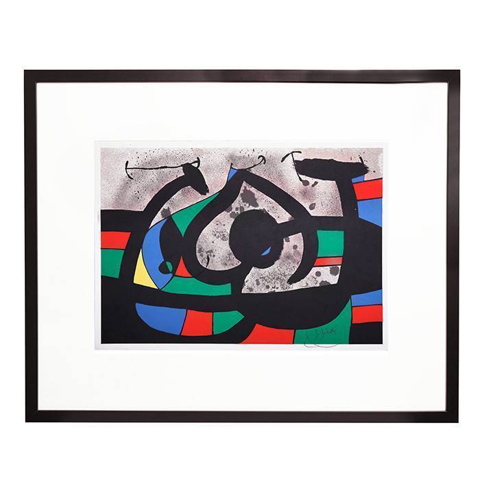 Joan Miro: La souris qui admirait la lune, 1975, Lithographie orig. XI -  Acheter des estampes originales en ligne