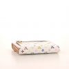 Louis Vuitton Editions Limitées wallet in multicolor and white monogram canvas and natural leather - Detail D4 thumbnail