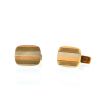 Fred 1970's pair of cufflinks in 3 golds - 360 thumbnail