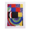 Sonia Delaunay, "Carreau noir", lithograph in colors on paper, artist proof signed, and dated, of 1969 - 00pp thumbnail