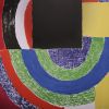 Sonia Delaunay, "Carreau noir", lithograph in colors on paper, artist proof signed, and dated, of 1969 - Detail D3 thumbnail