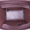 Celine Luggage mini handbag in purple leather - Detail D2 thumbnail