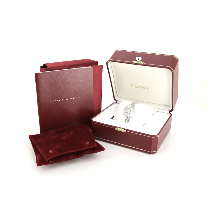 Cartier Baignoire Crash watch in white gold Ref.3619 Circa 2014 - Detail D2