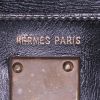 Bolsa de viaje Hermes Haut à Courroies - Travel Bag en cuero box negro - Detail D3 thumbnail