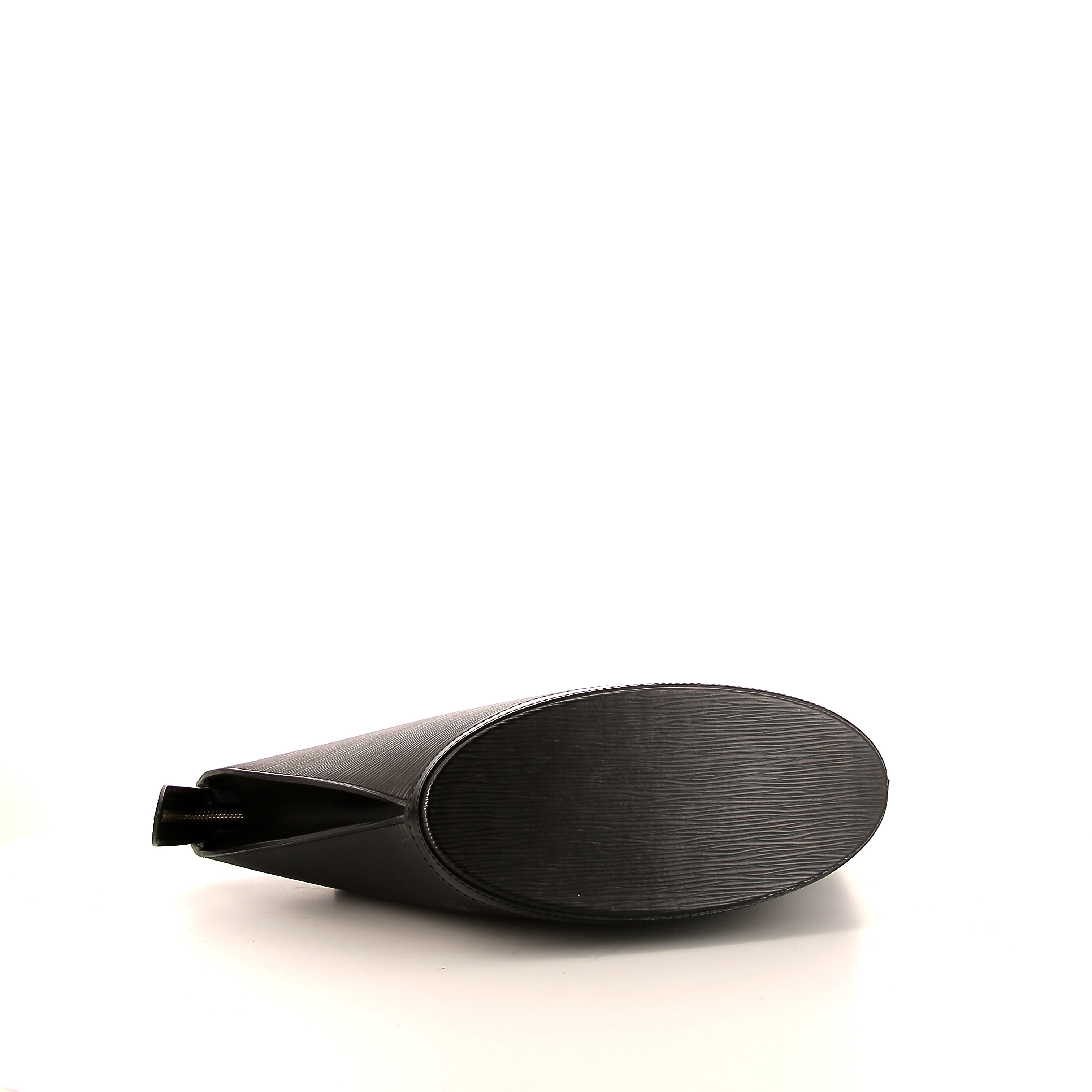 Bolso de mano Louis Vuitton Saint Jacques modelo mediano en cuero Epi negro - Detail D4