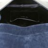 Pochette Saint Laurent Belle de jour in pelle verniciata blu - Detail D2 thumbnail