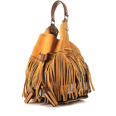 Pre-Loved Burberry Leather Bucket Bag