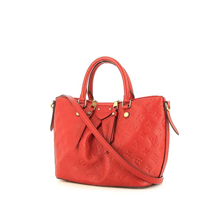 Louis Vuitton Mazarine handbag in red empreinte monogram leather - 00pp