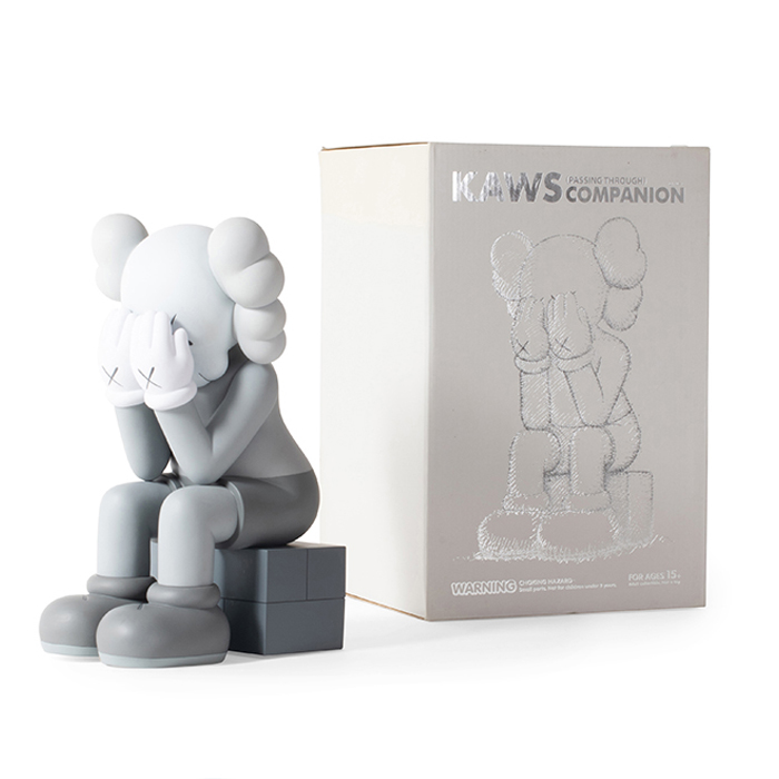 KAWS x MEDICOM, Passing Through Companion (Grey) - 2013 - Detail D1