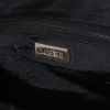 Loewe Amazona handbag in black suede and black patent leather - Detail D3 thumbnail