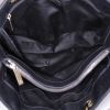 Chanel Shopping GST bag worn on the shoulder or carried in the hand in black quilted grained leather - Detail D2 thumbnail