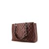 Bolso Cabás Chanel Shopping GST en cuero granulado acolchado color burdeos - 00pp thumbnail