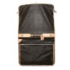 Funda protectora para ropa Louis Vuitton Porte-habits en lona Monogram marrón y cuero natural - Detail D4 thumbnail