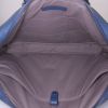 Bottega Veneta briefcase in blue leather and blue intrecciato leather - Detail D3 thumbnail