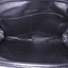 Pochette Bottega Veneta Clasp en cuir intrecciato noir - Detail D2 thumbnail