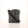 Bottega Veneta shoulder bag in khaki leather - 360 thumbnail