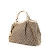 Gucci Gucci Vintage handbag in beige logo canvas and beige leather - 00pp thumbnail