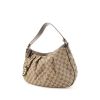 Gucci Gucci Vintage handbag in beige logo canvas and brown leather - 00pp thumbnail
