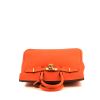 Bolso de mano Hermes Birkin 25 cm en cuero togo naranja - 360 Front thumbnail