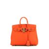 Bolso de mano Hermes Birkin 25 cm en cuero togo naranja - 360 thumbnail