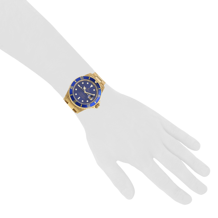 Orologio Rolex Submariner Date in oro giallo Ref :  116618 Ref :  166618 Circa  2006 - Detail D1
