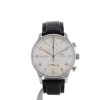 IWC Portuguese-Chronograph watch in stainless steel Ref:  3714 Ref:  IW371401 Circa  2008 - 360 thumbnail