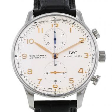 Reloj IWC Portuguese-Chronograph de acero Ref :  3714 Ref :  IW371401 Circa  2008