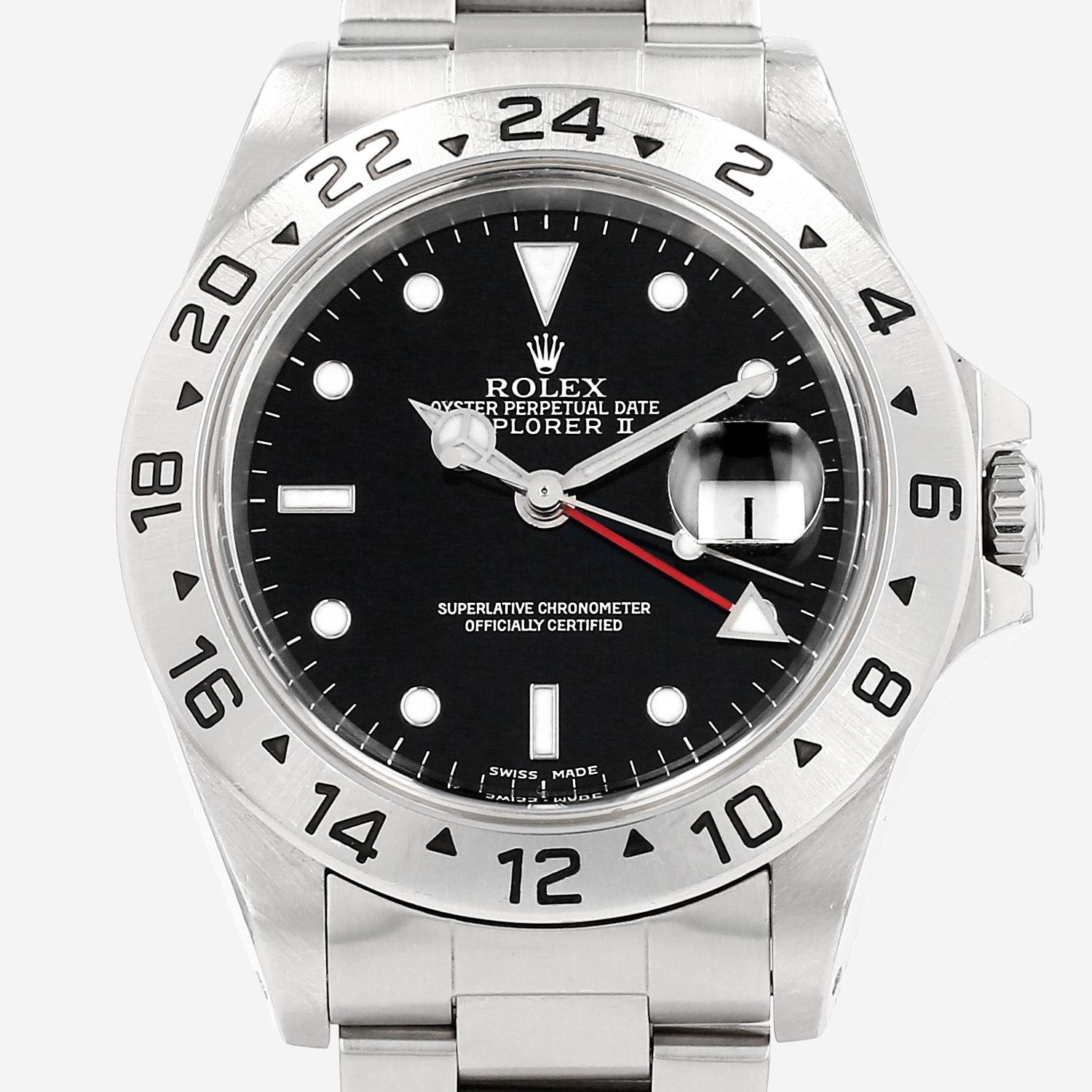 Rolex Explorer II watch in stainless steel Ref: 16570 Circa 1999