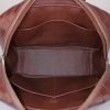 Hermes Plume handbag in brown porosus crocodile - Detail D2 thumbnail
