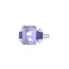 Mauboussin Couleur Baiser ring in white gold,  amethyst and diamonds - 00pp thumbnail