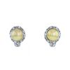 Mauboussin Perle d'Or Mon Amour earrings in white gold,  pearls and diamonds - 00pp thumbnail